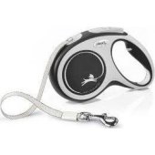 Flexi automatic leash New Comfort M 5 m color black.