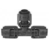 Micro-Drip-System T-piece 13mm (1/ 2), connection (dark grey, 2