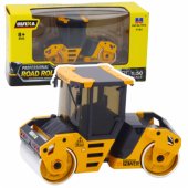 Huina geltonas metalinis kelių volas, statybinė transporto priemonė 1:50
