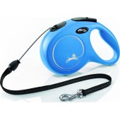 Flexi New Classic Automatic Cable Leash M 8m Blue