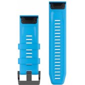 26 mm QuickFit silikoninė apyrankė, žydra