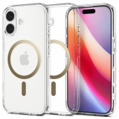 Ultraa Hybrid MagSafe dėklas iPhone 17, skaidrus-auksinis