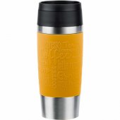 Emsa TRAVEL MUG Classic termo puodelis (geltonas/ nerūdijantis plienas, 0.36 lite