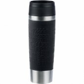 Emsa TRAVEL MUG Classic Grande termopuodelis (juodas / nerūdijantysis plienas, 0,5