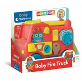 Montessori medinės gaisrinės automobilio detalės – Clementoni 17595