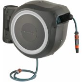 Wall-Mounted Hose Box RollUp XL, 35m Black/ Grey