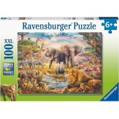 Ravensburger XXL dėlionė, 100 laukinių gyvūnų