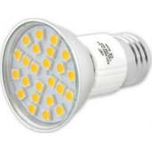 LTC PS 24 LED LTC SMD5050 lemputė, E27/ 230V, šilta balta šviesa.