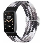 Pintas dirželis Xiaomi Mi Band 7 Pro/ M7 Pro (13), juodai baltas