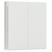 Wireless remote switch H1 double rocker WRS-R02 White