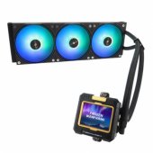 Frozen Warframe 360 120mm Liquid Cooler ARGB Black