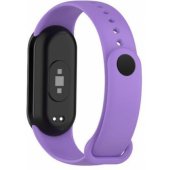 Silikoninis dirželis Xiaomi Mi Band 8 / 9 / 10, violetinis
