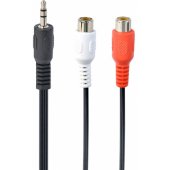3,5 mm į 2xRCA lizdus stereogarso kabelis 0,2m CCA-406