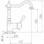 Labe Stara Mosaz DL508.5/ 8SM