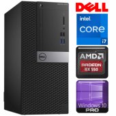 OptiPlex 5050 MT i7-7700 16GB 1TB SSD M.2 NVME RX550 4GB Win10P ReNew