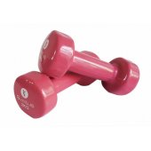 Dumbbells Epoxy 2x2kg Pink
