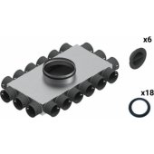SpiroFlex Skrzynka rozdzielcza 18-12x75/ 160 izolowana VENT CLEAR W2 ze