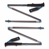 Trekking poles Black Diamond DISTANCE WITH POLES PEWTER
