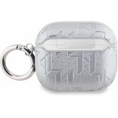 KLAP2PGCHPS Embossed Choupette Head Case Apple AirPods Pro Silver