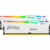 Fury Beast RGB White 2x32GB DDR5 6000MHZ DIMM KF560C30BWEAK2-64