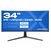 JAPANNEXT JN-IPS340UWQHD60C-C65W-HS 34" IPS 21:9 Curved