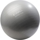 Sprogimui atsparus gimnastikos kamuolys su pompa, pilkas, 75 cm HMS YB02