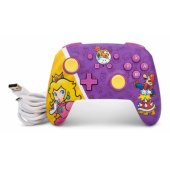 Enhanced Wired Controller for Nintendo Switch Princess Peach Battle