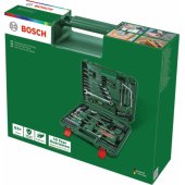 Bosch Powertools tool set, 63 pieces (green, with tool case)