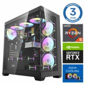 AQUA Ryzen 5 7600X 64 GB DDR5 1TB SSD RTX5050 8 GB no-OS