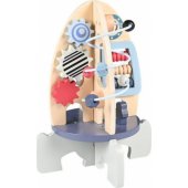 Wooden Racket Educational Beads Gears