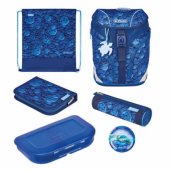 Herlitz SoftLight Plus GreenLine Deep Sea, school bag (blue, incl. fil
