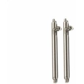 Watch Pin Stainless Steel 22mm 2pcs Silver