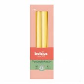 Table candles 4pcs. in a box 245/ 24mm yellow