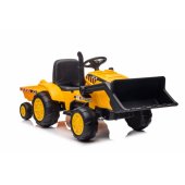 Battery Tractor With Trailer S617 Yellow