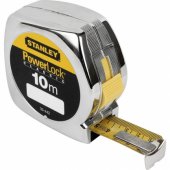 Stanley POWERLOCK matavimo juosta, plastikinis korpusas, 10 m, 25 mm, 33-442