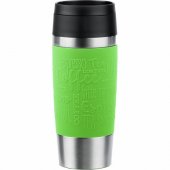 Emsa TRAVEL MUG Classic terminis puodelis (žaliosios citrinos spalvos / nerūdijantysis plienas, 0,36 litro)