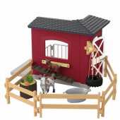 Schleich Farm World ožkų tvartas, žaidimų pastatas
