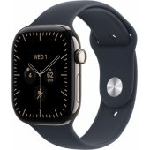 Watch Series 12 Cellular 46mm Natural Tit./ Navy Blue Band S/ M