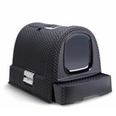 Cat litter box Black 51x38,5x40cm