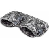 Sensillo minky stroller muff Sensillo Olaf graphite dots