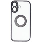Glam dėklas iPhone 17, juodas