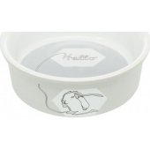 Trixie Bowl, for rabbit, ceramic, 240 ml/ ? 11 cm, printed (T
