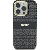 "Repeat Texture Pattern With Stripe Case iPhone 16 Pro", juodas