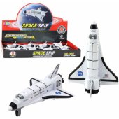 Spaceship Metal Pull-Back Drive White Markings