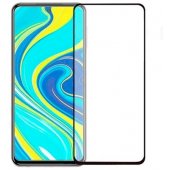 "5D grūdintas stiklas, visiška aprėptis, Xiaomi Redmi Note 9 Pro" juodas