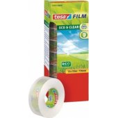 Tesa tesafilm eco&clear 8 Rollen 33m 19mm Office Box