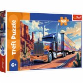 Puzzle 160 - Truck on the road Trefl 15413