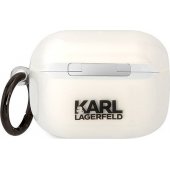 3D Logo NFT Karl Head TPU Case for Airpods Pro White