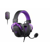 Headphones H2002C+U black/ purple