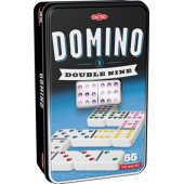 Tactic domino dvigubas devynetas metalinėje dėžutėje (53914)